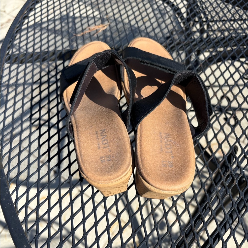 Black Strappy Sandals - Picture 4 of 5